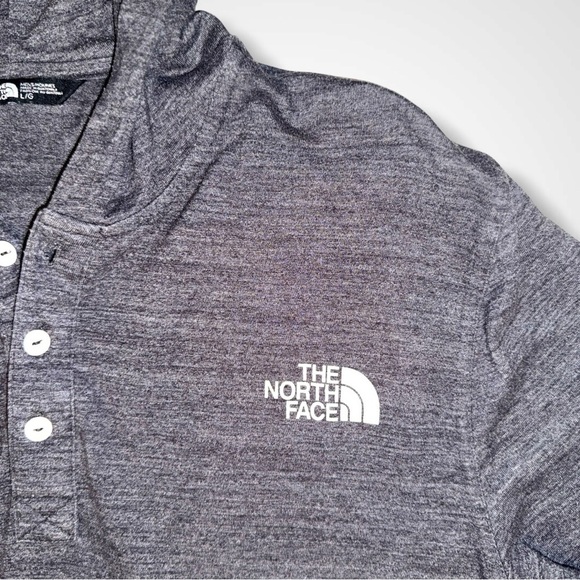 The North Face Men’s Hoodie Lightweight Henley Pullover Gray Size L - Picture 8 of 14